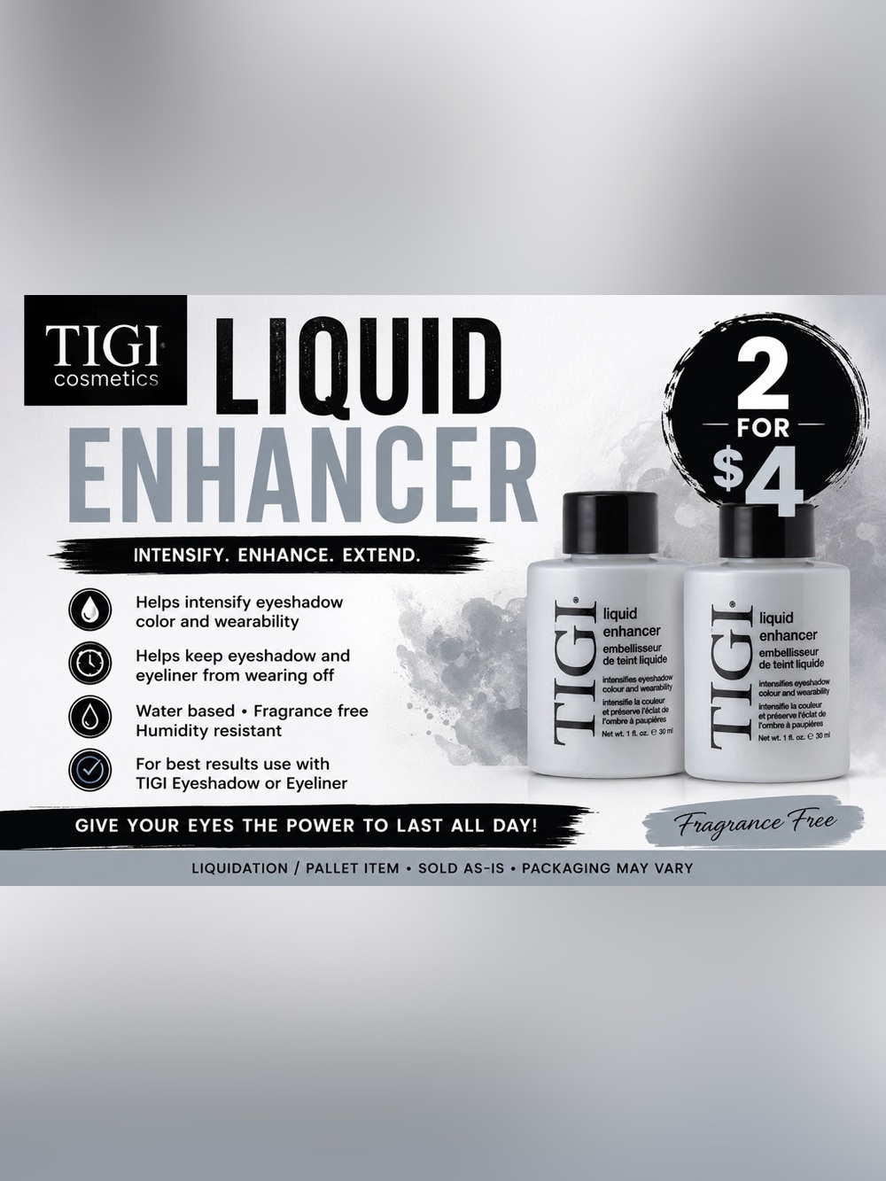 2- TIGI Cosmetics- Liquid Enhancer 1oz